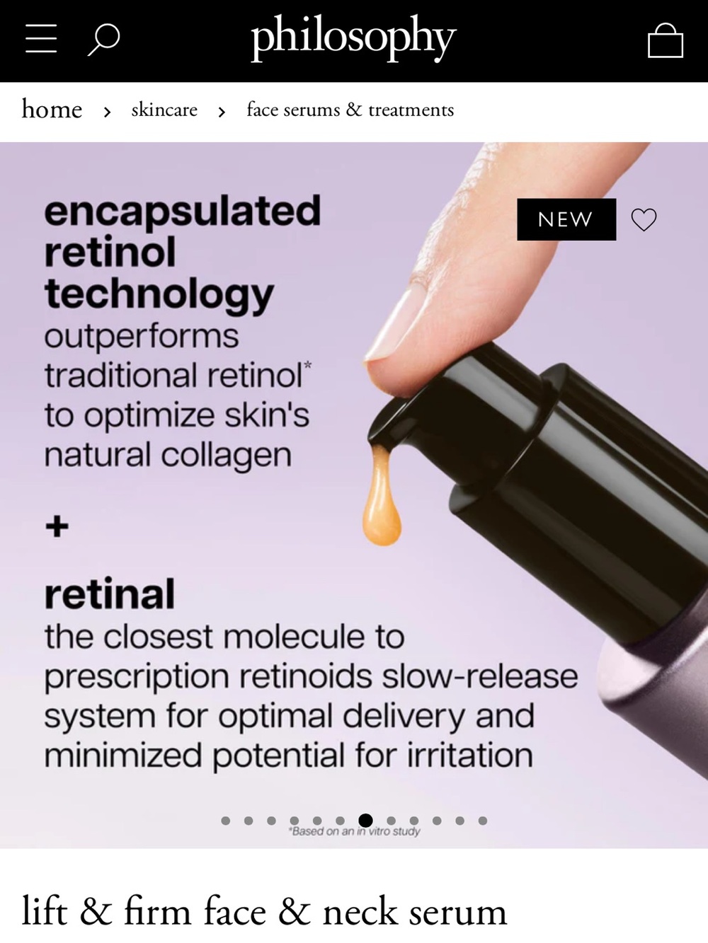 philosophy Ultimate Miracle Worker Lift an Firm Face and Neck Serum. - Picture 7 of 11
